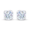 Thumbnail Image 2 of THE LEO First Light Diamond Solitaire Stud Earrings 1/4 ct tw Round 14K White Gold (I1/I)