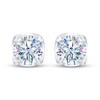 Thumbnail Image 3 of THE LEO First Light Diamond Solitaire Stud Earrings 1/4 ct tw Round 14K White Gold (I1/I)
