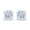 Thumbnail Image 2 of THE LEO First Light Diamond Solitaire Stud Earrings 1/4 ct tw Round 14K White Gold (I1/I)