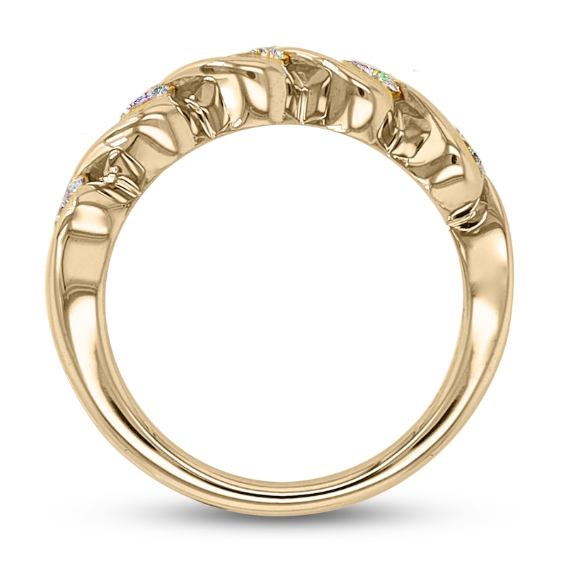 Main Image 3 of THE LEO First Light Diamond Ring 1 ct tw 14K Yellow Gold