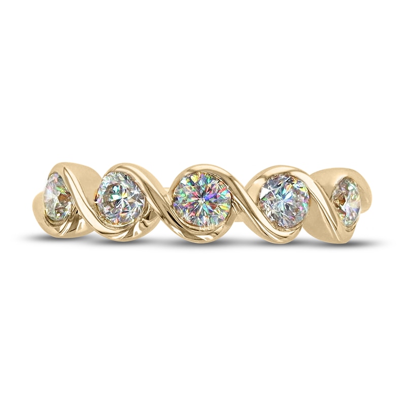 Main Image 4 of THE LEO First Light Diamond Ring 1 ct tw 14K Yellow Gold