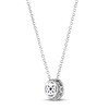 Thumbnail Image 3 of Vera Wang WISH Diamond Necklace 1/6 ct tw 10K White Gold