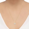 Thumbnail Image 3 of Diamond Necklace 1/2 ct tw Round 18K Yellow Gold