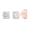 Thumbnail Image 0 of THE LEO First Light Diamond Solitaire Earrings 1/2 ct tw 14K Rose Gold (I1/I)