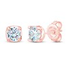 Thumbnail Image 0 of THE LEO First Light Diamond Solitaire Earrings 1/2 ct tw 14K Rose Gold (I1/I)