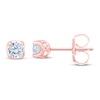 Thumbnail Image 2 of THE LEO First Light Diamond Solitaire Earrings 1/2 ct tw 14K Rose Gold (I1/I)