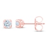 Thumbnail Image 1 of THE LEO First Light Diamond Solitaire Earrings 1/2 ct tw 14K Rose Gold (I1/I)