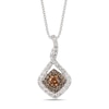 Thumbnail Image 1 of Le Vian Diamond Necklace 1-1/4 ct tw Round 14K Vanilla Gold