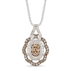 Thumbnail Image 1 of Le Vian Diamond Necklace 1-1/6 ct tw Round 14K Vanilla Gold