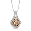 Thumbnail Image 1 of Le Vian Diamond Necklace 7/8 ct tw Round 14K Vanilla Gold
