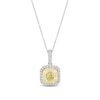 Thumbnail Image 0 of Le Vian Sunny Yellow Diamond Necklace 3/4 ct tw 14K Two-Tone Gold