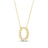 Thumbnail Image 1 of Hearts Desire Diamond Pendant Necklace 1/2 ct tw Round 18K Yellow Gold