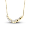 Thumbnail Image 2 of Diamond Necklace 1-3/8 ct tw Round 18K Yellow Gold