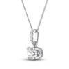 Thumbnail Image 1 of Diamond Necklace 5/8 ct tw Round 18K White Gold