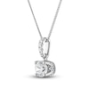 Thumbnail Image 2 of Diamond Necklace 5/8 ct tw Round 18K White Gold