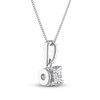 Thumbnail Image 3 of Diamond Necklace 5/8 ct tw Round 18K White Gold
