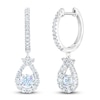 Thumbnail Image 0 of THE LEO First Light Diamond Drop Earrings 1-1/8 ct tw 14K White Gold