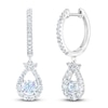 Thumbnail Image 1 of THE LEO First Light Diamond Drop Earrings 1-1/8 ct tw 14K White Gold