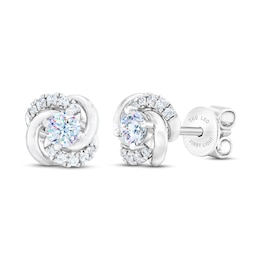 THE LEO First Light Diamond Earrings 1/3 ct tw 14K White Gold