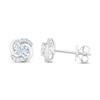 Thumbnail Image 2 of THE LEO First Light Diamond Earrings 1/3 ct tw 14K White Gold