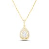 Thumbnail Image 0 of Vera Wang WISH Diamond Necklace 3/8 ct tw Round 10K Yellow Gold