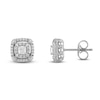 Vera Wang WISH Diamond Earrings 3/8 ct tw Round/Princess 10K White Gold