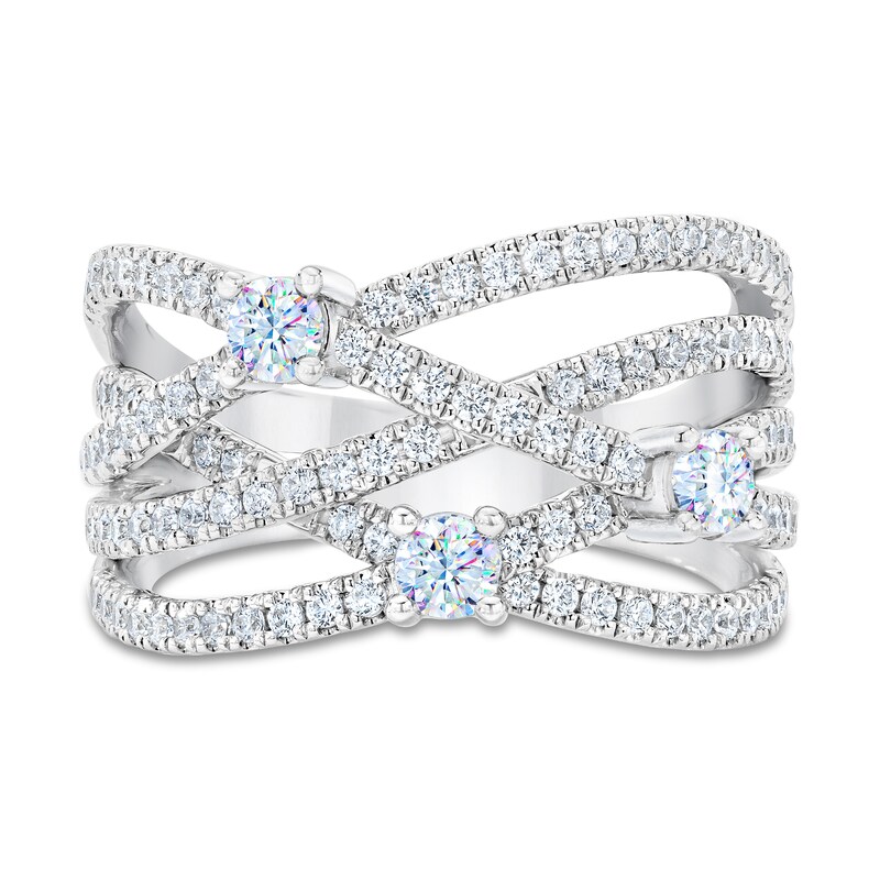 THE LEO First Light Diamond Ring 1 ct tw 14K White Gold