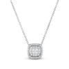 Vera Wang WISH Diamond Pendant Necklace 3/8 ct tw 10K White Gold