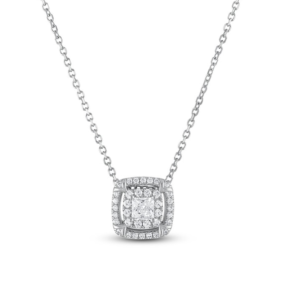 Vera Wang WISH Diamond Pendant Necklace 3/8 ct tw 10K White Gold | Jared