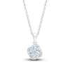 Thumbnail Image 0 of THE LEO First Light Diamond Pendant Necklace 1/3 ct tw Round 14K White Gold