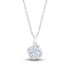 Thumbnail Image 1 of THE LEO First Light Diamond Pendant Necklace 1/3 ct tw Round 14K White Gold