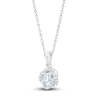 Thumbnail Image 1 of THE LEO First Light Diamond Pendant Necklace 1/3 ct tw Round 14K White Gold