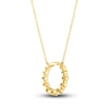 Thumbnail Image 3 of Diamond Necklace 1/2 ct tw Round 18K Yellow Gold