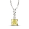 Thumbnail Image 1 of Le Vian Sunny Yellow Diamond Necklace 1/2 ct tw Platinum