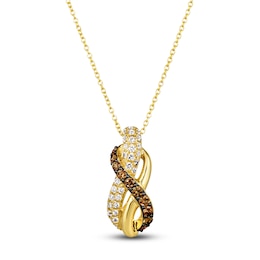 Le Vian Diamond Pendant Necklace 1/2 ct tw Diamonds 14K Honey Gold