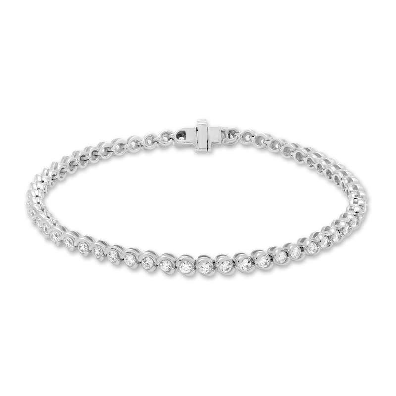 Main Image 1 of Diamond Tennis Bracelet 2 ct tw Round 18K White Gold