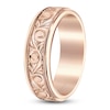 Thumbnail Image 1 of Kirk Kara Men's Engraved Wedding Band 14K Rose Gold