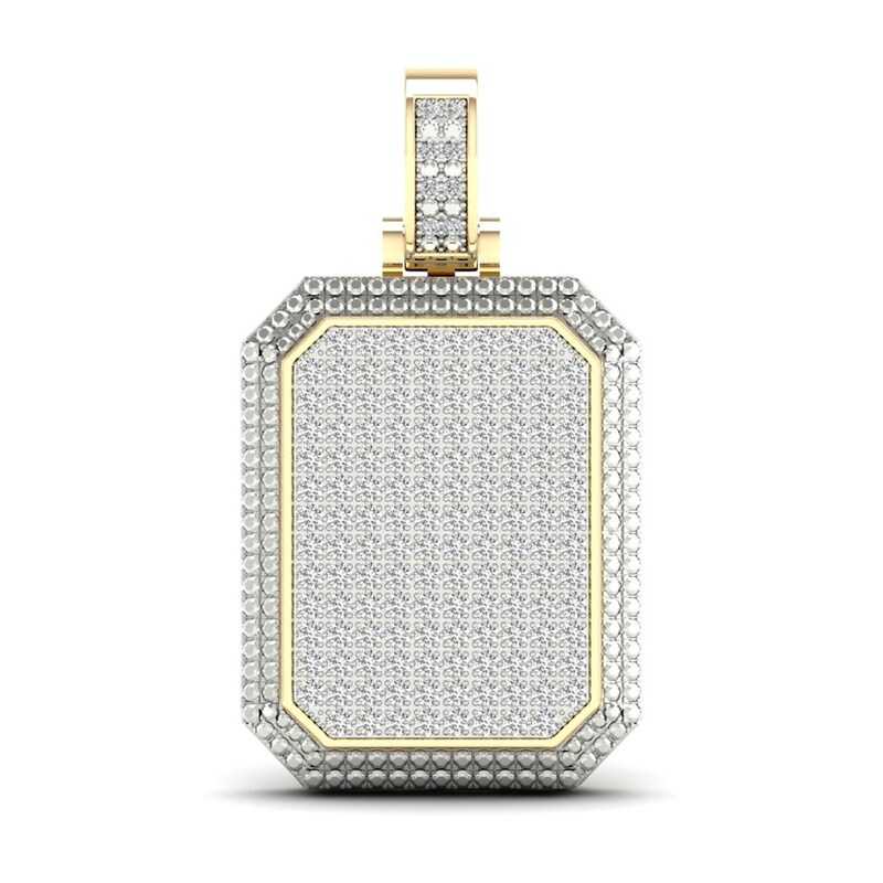 Main Image 1 of Men's Diamond Charm 1-1/4 ct tw Round 10K Yellow Gold