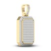 Thumbnail Image 2 of Men's Diamond Charm 1-1/4 ct tw Round 10K Yellow Gold