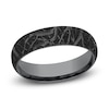 Tantalum Stone Tree Wedding Band 6.0mm