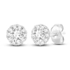 Thumbnail Image 1 of Diamond Stud Earrings 1/2 ct tw Round 14K White Gold