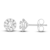 Thumbnail Image 2 of Diamond Stud Earrings 1/2 ct tw Round 14K White Gold