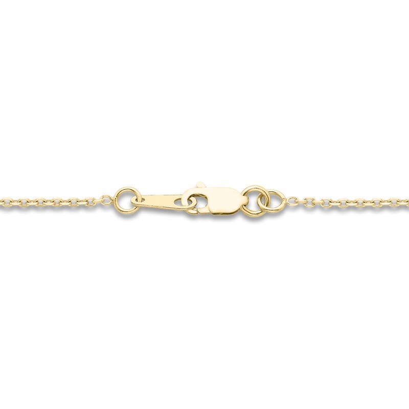 Main Image 3 of Diamond Heart Pendant Necklace 3/4 ct tw Round 18K Yellow Gold