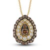 Thumbnail Image 1 of Le Vian Diamond Pendant Necklace 7/8 ct tw Round 14K Honey Gold