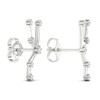 Thumbnail Image 2 of Diamond Taurus Constellation Earrings 1/8 ct tw Round 14K White Gold