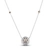 Thumbnail Image 3 of Le Vian Diamond Necklace 1-1/3 ct tw Round Platinum 18.75"
