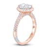 Thumbnail Image 2 of Pnina Tornai Lab-Grown Diamond Engagement Ring 2 ct tw Oval/Round 14K Rose Gold
