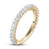 Vera Wang WISH Diamond Wedding Band 1 ct tw Princess 18K Yellow Gold