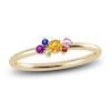 Thumbnail Image 1 of Juliette Maison Natural Multi-Gemstone Constellation Ring 10K Yellow Gold
