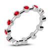 Thumbnail Image 2 of Juliette Maison Natural Ruby Ring 10K White Gold